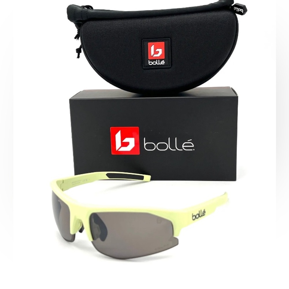 BOLLE BOLT 2.0  Creator Green Matte / Volt Gun Polarized  67mm Sunglasses